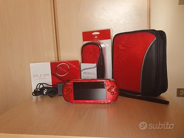 PSP 3000 RED RADIANT BUNDLE!