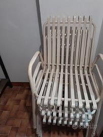 4 Sedie da esterno o interno
