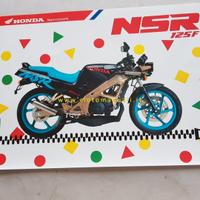 Honda NSR 125 F 1990 depliant originale ITALIANO