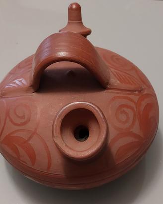 Borraccia pellegrino in terracotta artigianale