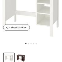 Scrivania Brusali bianca Ikea