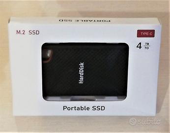 Disco Rigido SSD Esterno portatile 4TB (4.000 GB)-