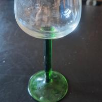 Set bicchieri Boule piede verde