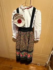 Vestito carnevale bambina ungherese