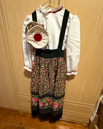 Vestito carnevale bambina ungherese