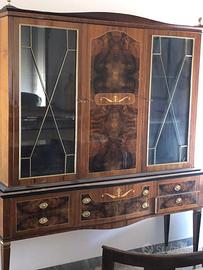 Vetrinetta antica legno e vetro