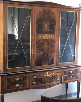 Vetrinetta antica legno e vetro