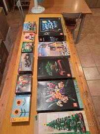 Lego scatole vuote e istruzioni