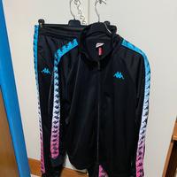 Tuta nera uomo Kappa L nuova