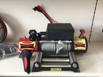 Verricello 12000 con Dyneema o Cavo acciaio