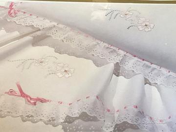 Lenzuola copriletto spugne set corredo 10 pz nuovo