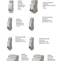SIEMENS interruttori magnetotermici vari tipi 