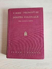 Principi di Diritto Coloniale 1938 CEDAM