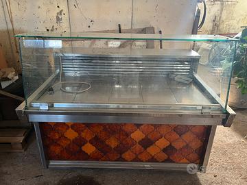 Vetrina refrigerata in acciaio inox