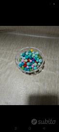 167 pezzi: esagoni, stelle, cuori, Palline silicon