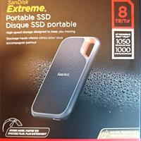 SanDisk Extreme SSD Portatile 8TB, SSD Esterno NVM