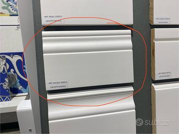 Battiscopa in legno Ducale effetto Boiserie