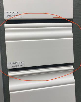 Battiscopa in legno Ducale effetto Boiserie