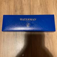 Penna a sfera Waterman verde marmorizzata oro