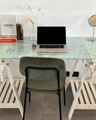 Scrivania vetro IKEA