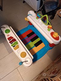 fisher price baby gear piano tante attività 