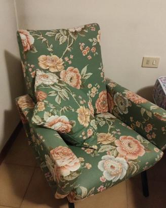 Set 2 poltrone vintage da sala – eleganti