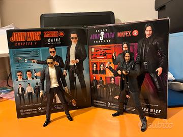 Mafex john wick action figures - john + Caine set