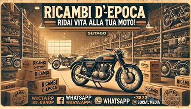 Ricambi usati moto epoca anni '80, '90 e 2000