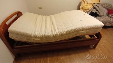 Letto elettrico con armadio