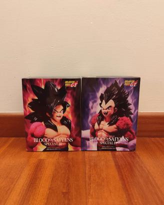 Goku e Vegeta SSJ4 Blood of Saiyans Banpresto