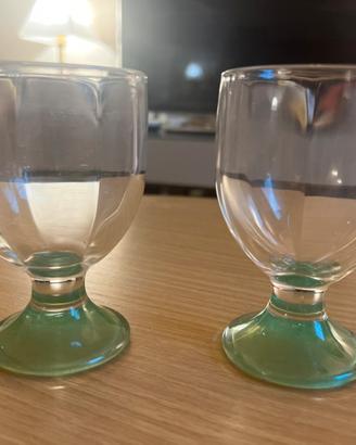 Bicchieri vetro Vintage Italia - 2pz