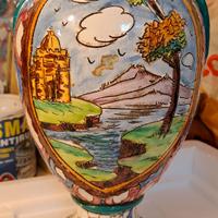 vaso ceramica decorato