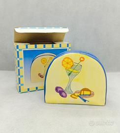 Porta tovaglioli ceramica - G. R. Ceramiche, 2000