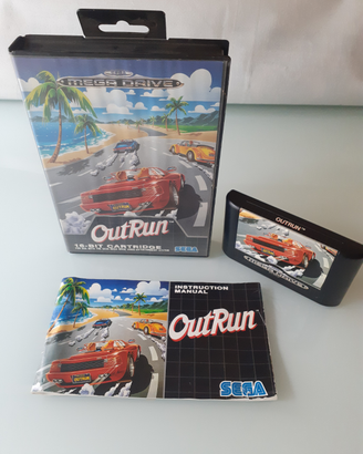 Out Run Sega Mega Drive completo