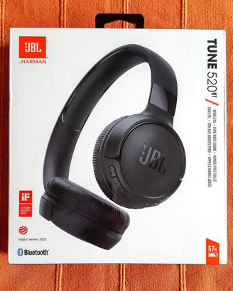 Cuffie JBL Tune 520 BT Bluetooth *NUOVE 57h Microf