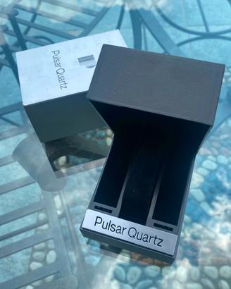 Pulsar quartz box Scatola per orologio Vintage