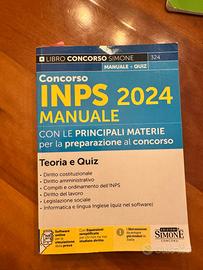 Manuale Simone Concorso INPS 2024