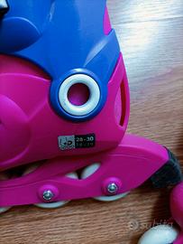 Pattini in linea per bimba tg 28-30