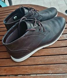 Scarpe Timberland marroni in vera pelle Chukka 