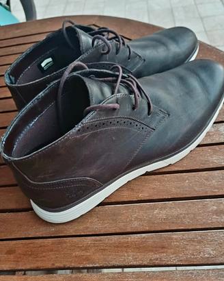 Scarpe Timberland marroni in vera pelle Chukka 