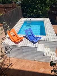 Piscina fuori terra rivestita