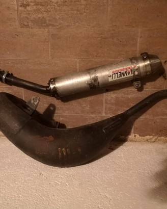 scarico completo husqvarna 125 