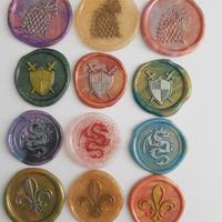 sigilli cera scrapbooking medioevo trono di spade 