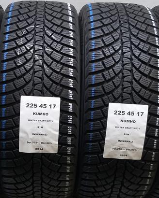 4 GOMME 225 45 17 KUMHO RB54