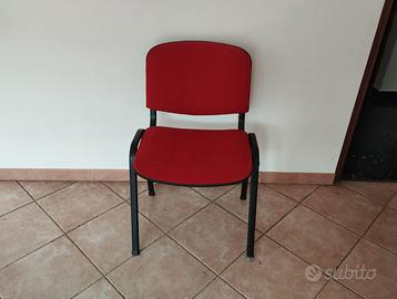 Sedia rossa d ufficio