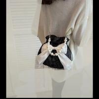 Pochette fiocco bianco