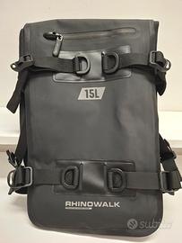 Borsa Moto Impermeabile Rhinowalk 15L - Come Nuova