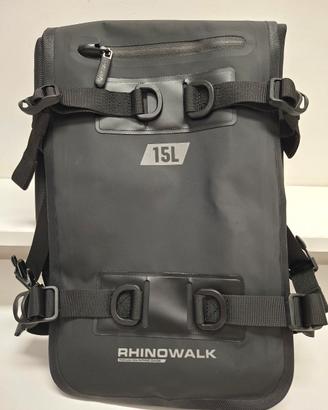 Borsa Moto Impermeabile Rhinowalk 15L - Come Nuova
