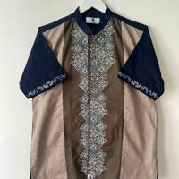 Camicia uomo cotone ricamo elegante