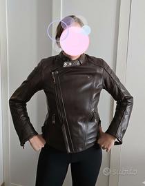 giubotto moto pelle donna Rev'it! 